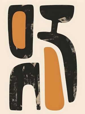 ORGANIC ABSTRACT - 411A BY AI