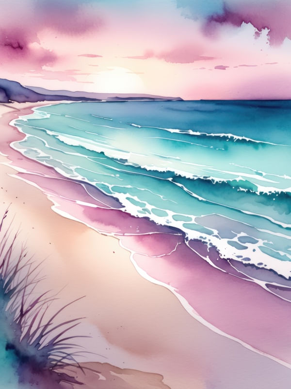 ROMANCE À BEIRA-MAR BY AI