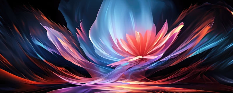 FLOR CÓSMICA EM CHAMAS BY AI