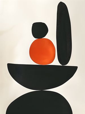 ORGANIC ABSTRACT - 423A BY AI