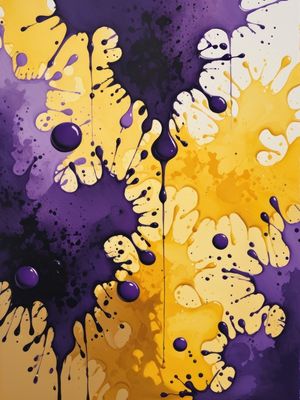 EXPLOSÃO DE CORES COMPLEMENTARES BY AI