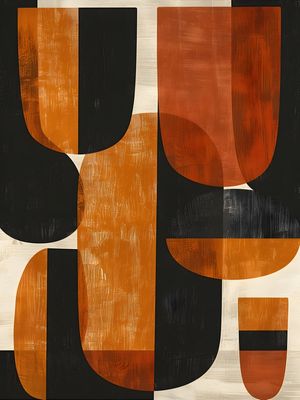 ORGANIC ABSTRACT - 424A BY AI
