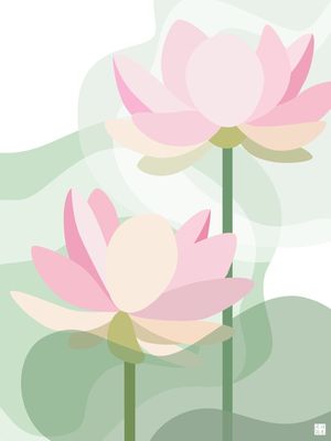 FLOR DE LÓTUS MINIMALISTA