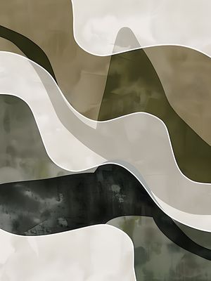 ORGANIC ABSTRACT - 426A BY AI