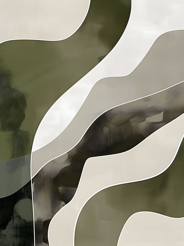 ORGANIC ABSTRACT - 427A BY AI