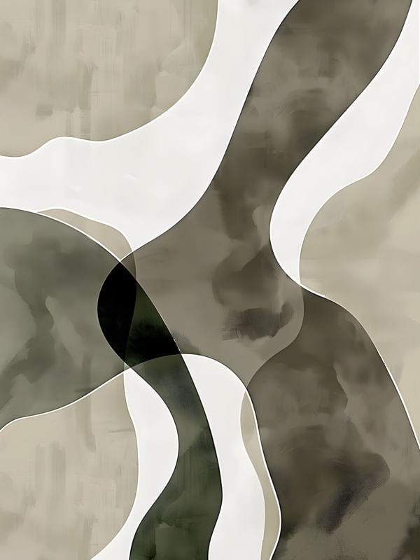 ORGANIC ABSTRACT - 428A BY AI