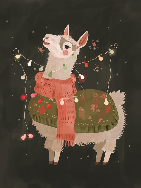 HOLIDAY LLAMA JOY