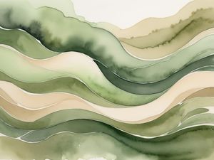 SINFONIA DE TONS TERRA ONDULANTES BY AI