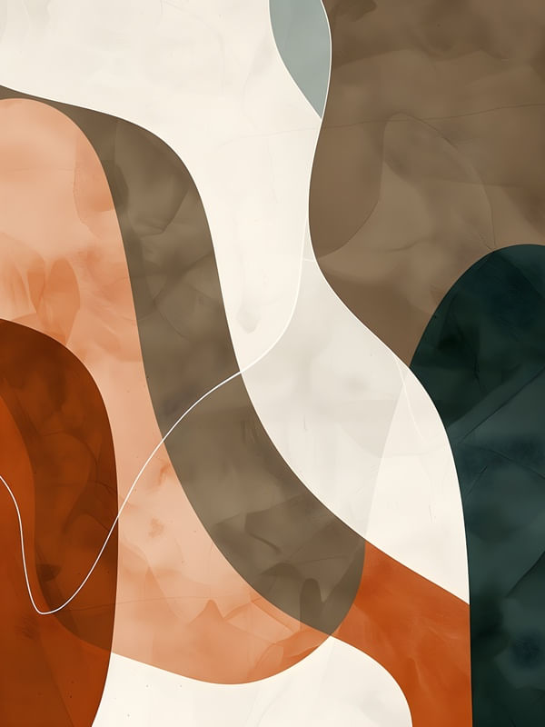 ORGANIC ABSTRACT - 435A BY AI