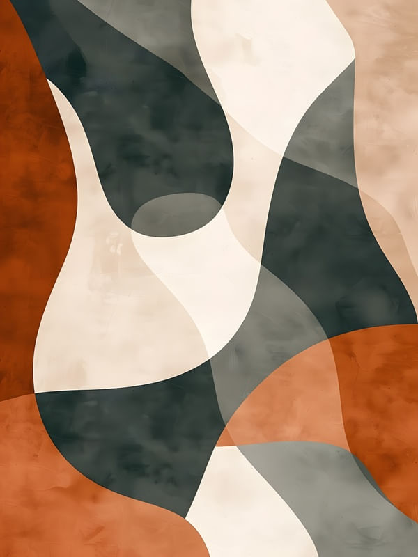 ORGANIC ABSTRACT - 436A BY AI
