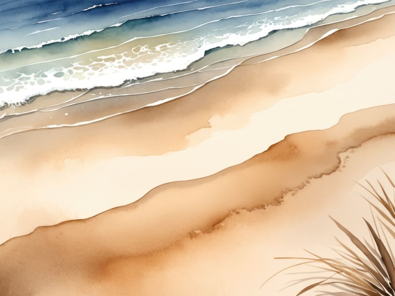 CARÍCIAS DO MAR NA AREIA BY AI