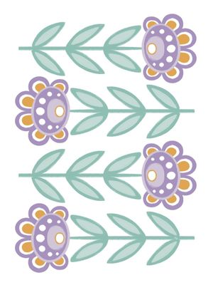 FLORES RETRÔ FOFAS