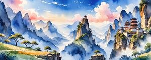 TEMPLO NAS NUVENS BY AI