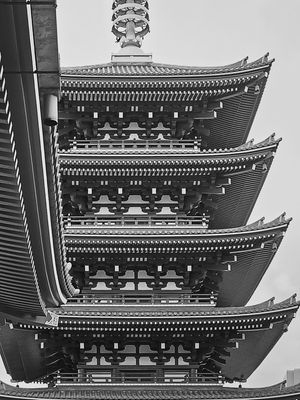 FIVE-STORIED PAGODA ASAKUSA PB