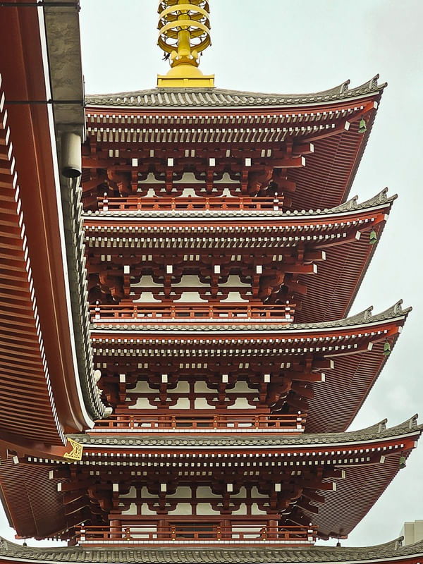FIVE-STORIED PAGODA ASAKUSA