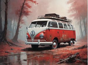 VW BUS BY AI
