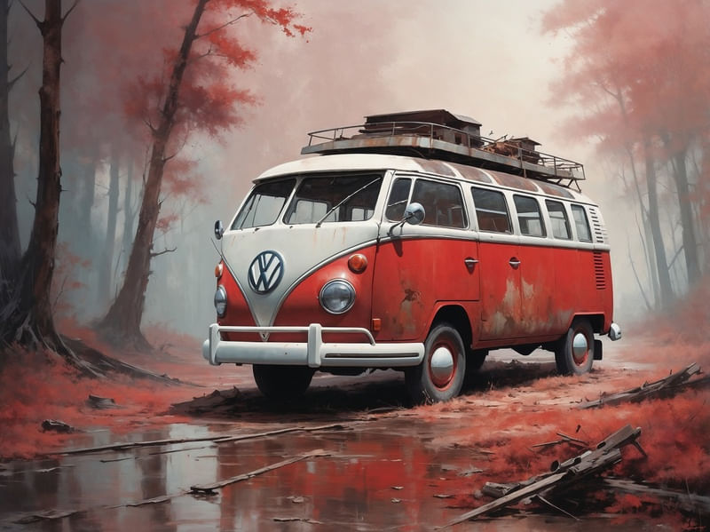 VW BUS BY AI