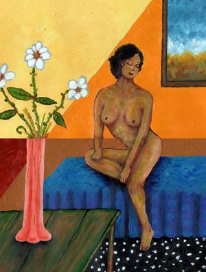 FIGURA MODERNISTA RETRATO DE MULHER