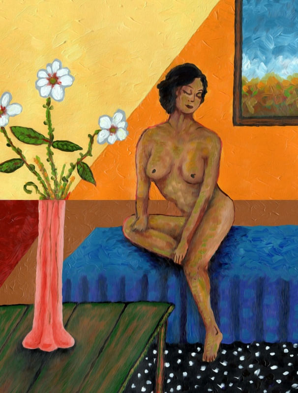 FIGURA MODERNISTA RETRATO DE MULHER