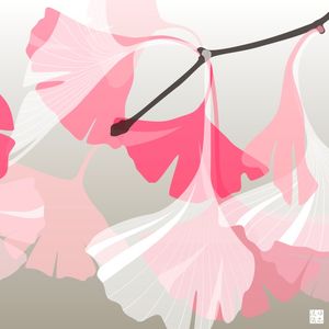 GINKGO MINIMALISTA ROSA FENDI B