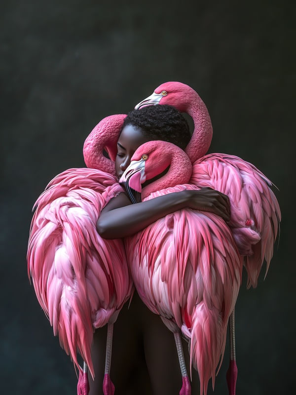FANTÁSTICO FLAMINGO BY AI