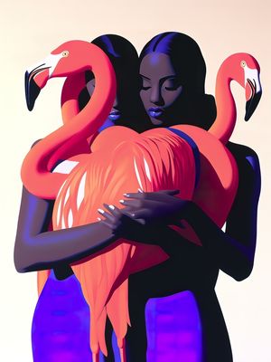FANTÁSTICO FLAMINGO BY AI 05