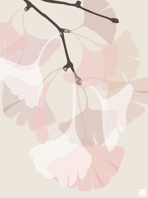 GINKGO MINIMALISTA ROSA FENDI