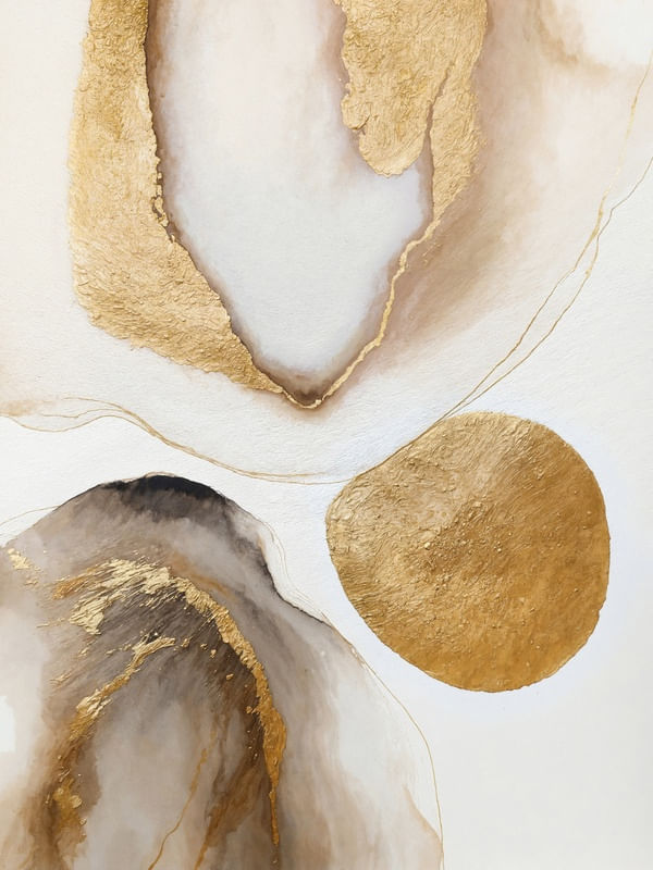 DUO ABSTRATO DOURADO 3
