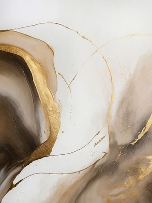 DUO ABSTRATO DOURADO PULSAR - CHARME 10