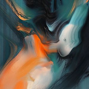 AZUL E LARANJA BY AI