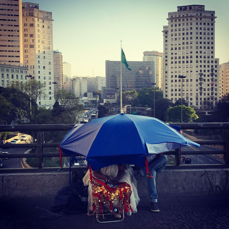CARTOMANTE EM AZUL