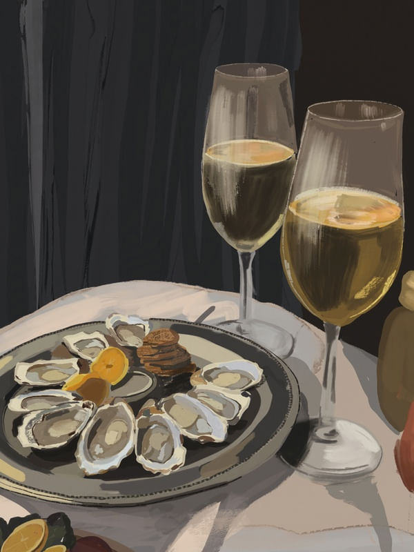 MUSSELS AND WHITE WINE