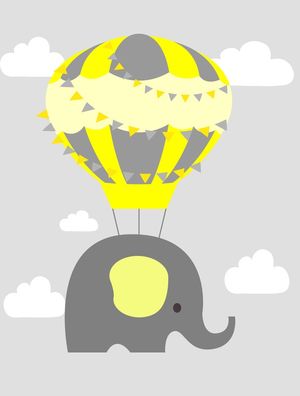ELEFANTE COM BALÃO BEBÊ