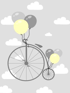 BICICLETA BALÕES BEBÊ