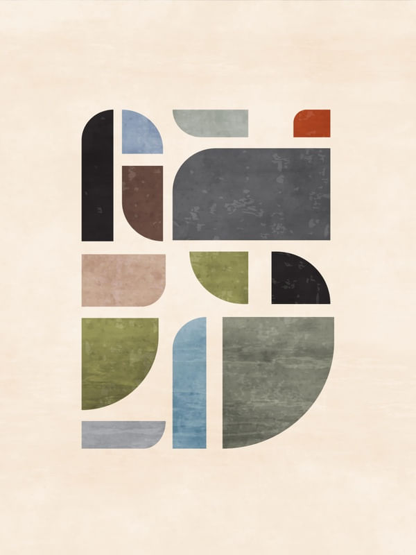 ABSTRATO VINTAGE AQUARELA 2