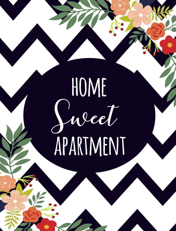 HOME SWEET APARTMENT CHEVRON