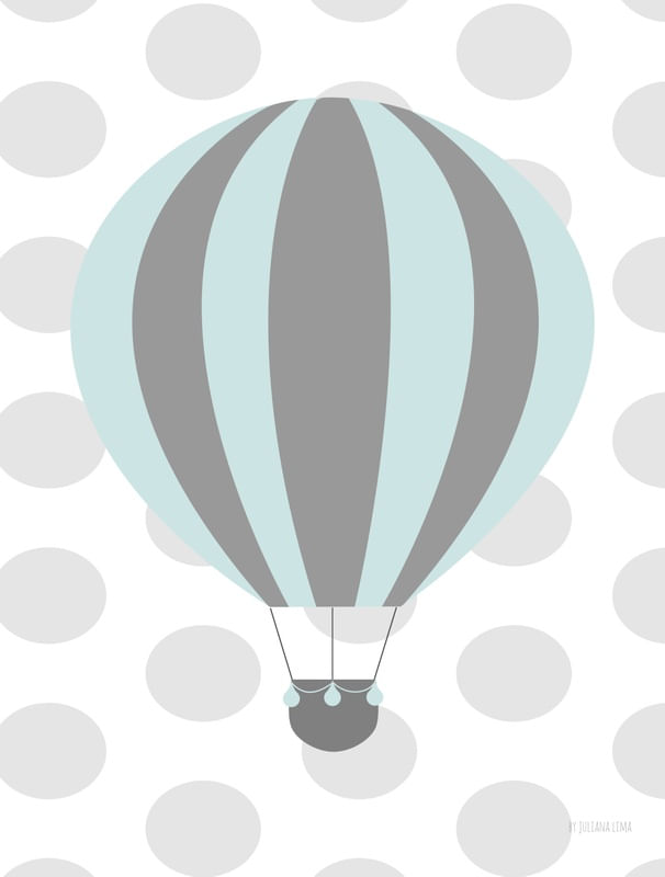 BALÃO AZUL BEBÊ