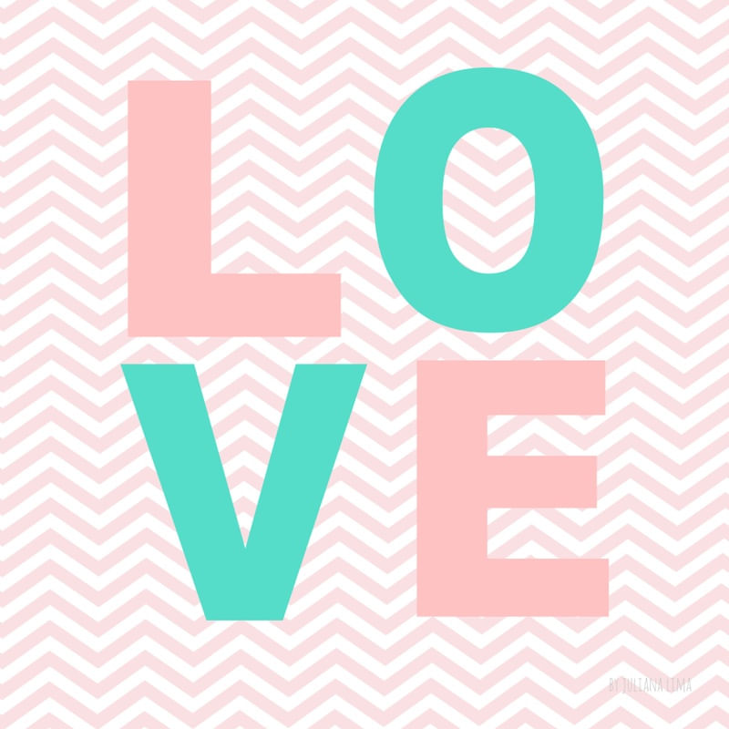 LOVE MENINA CHEVRON