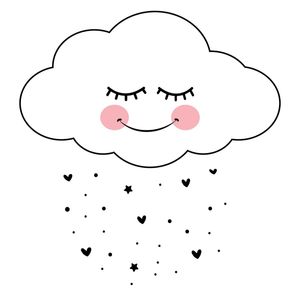 NUVEM CHUVA MENINA