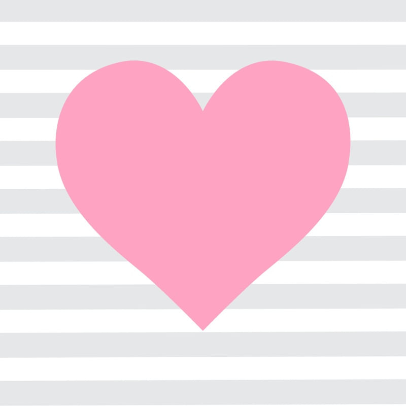CORAÇÃO ROSA INFANTIL