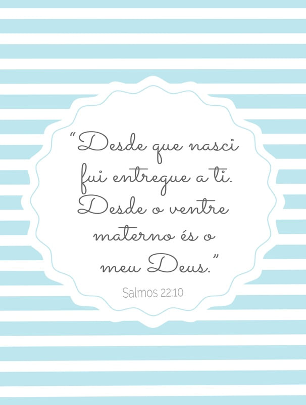 VERSÍCULO DECOR MENINO BEBÊ