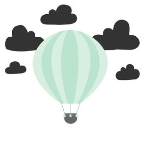 BALÃO VERDE MENINO BEBÊ