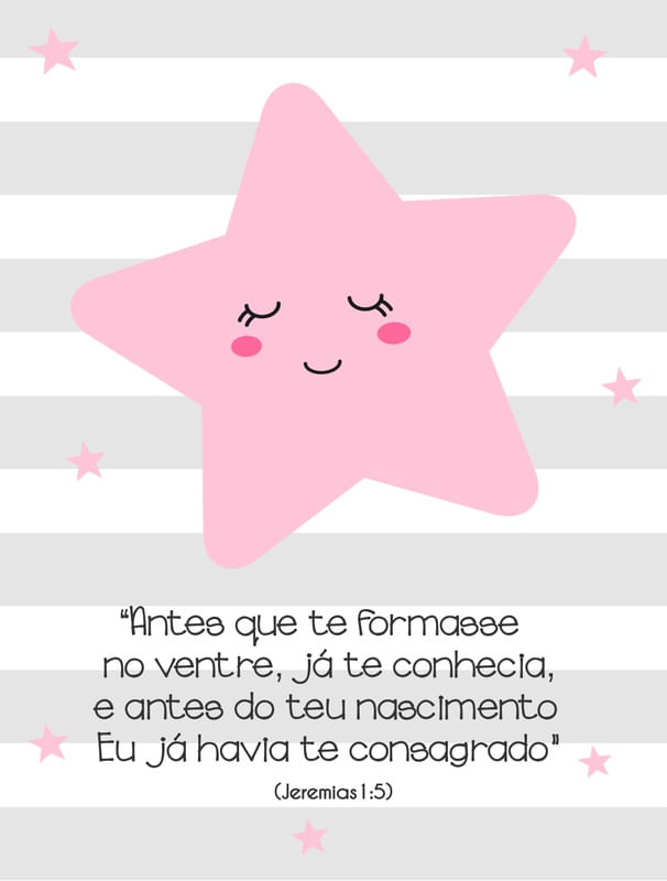 ESTRELINHA MENINA VERSÍCULO