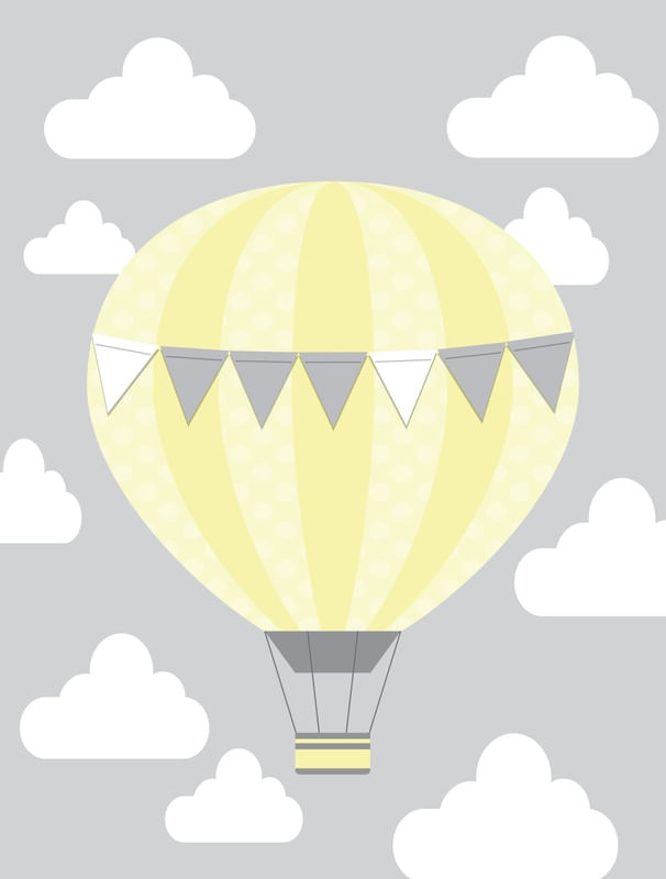 BALÃO AMARELO C CINZA