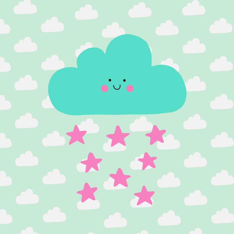 NUVEM CHUVA ESTRELINHAS 2