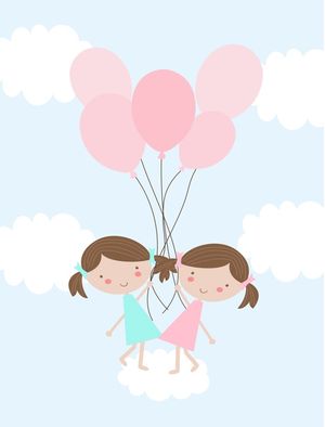 MENINAS BALÕES INFANTIL