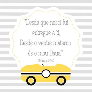 DECOR CARRINHO VERSÍCULO