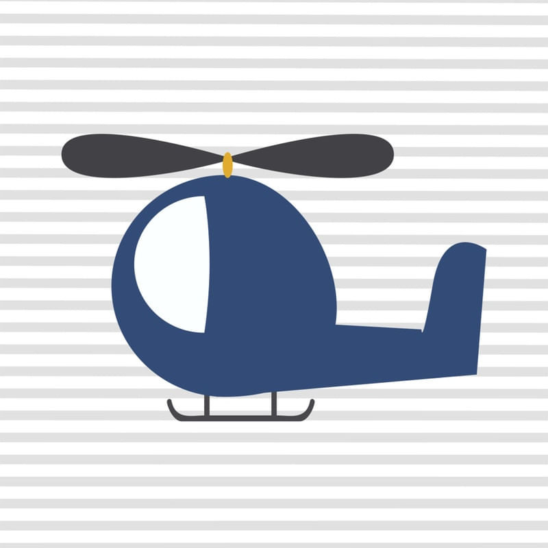 DECOR HELICÓPTERO INFANTIL