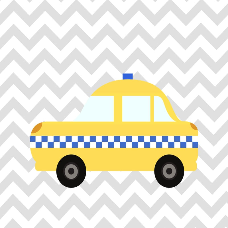 DECOR CARRO TAXI MENINO
