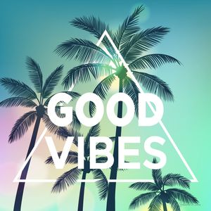 DECORAÇÃO GOOD VIBES TROPICAL